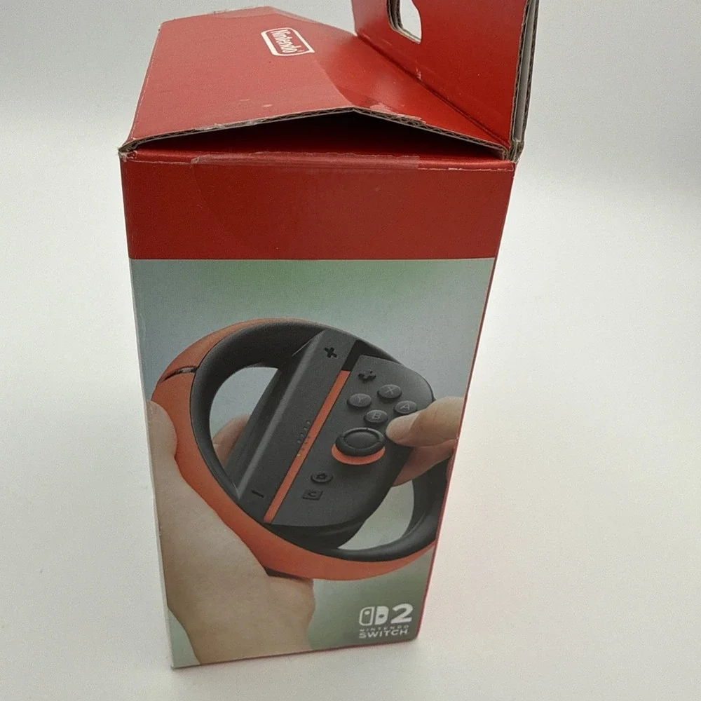Nintendo Switch 2 Joy-Con Wheel Blue/Red – Mario Kart Steering Wheels (OPEN BOX)